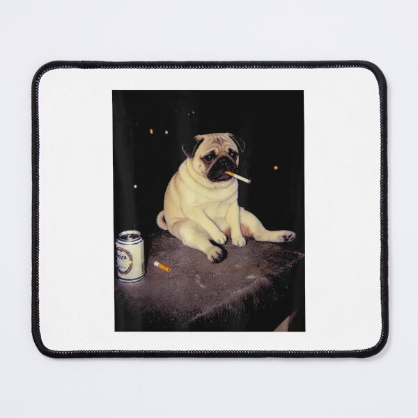Item preview, Pug Smoking Dog Lovers designed and sold by Dmo3HarkoArt.