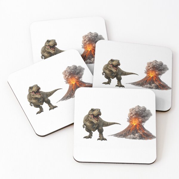 Item preview, Dinosaur and Volcano – Prehistoric Eruption Adventure designed and sold by treandsart.