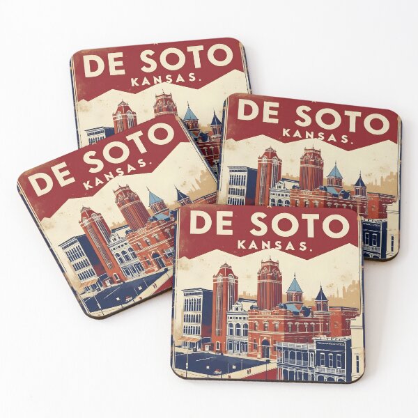 Item preview, De Soto Kansas 1950s USA Vintage Travel Tourism designed and sold by TravelersGems.