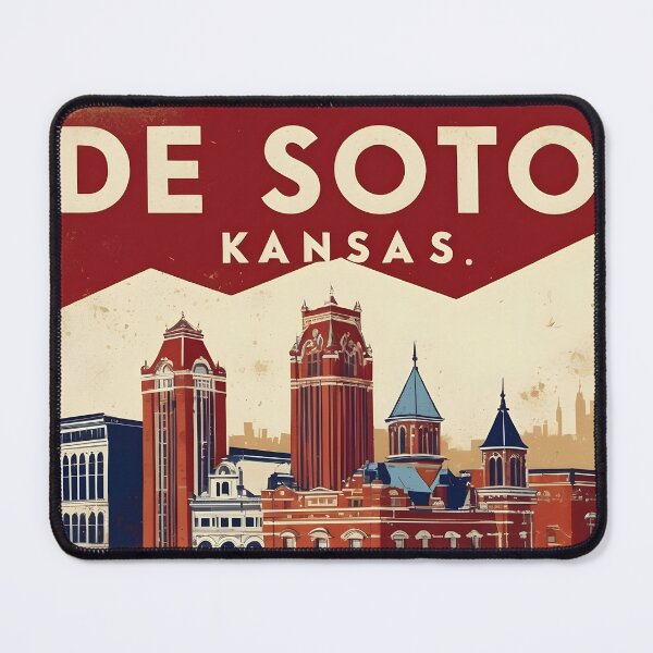 Item preview, De Soto Kansas 1950s USA Vintage Travel Tourism designed and sold by TravelersGems.