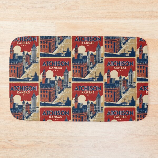 Item preview, Atchison Kansas 1950s USA Vintage Travel Tourism designed and sold by TravelersGems.