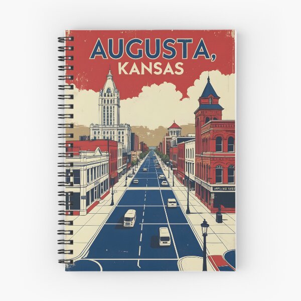 Item preview, Augusta Kansas 1950s USA Vintage Travel Tourism designed and sold by TravelersGems.