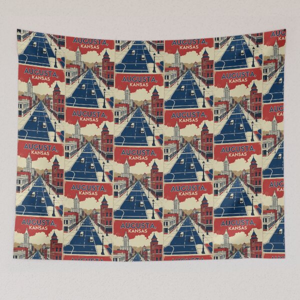 Item preview, Augusta Kansas 1950s USA Vintage Travel Tourism designed and sold by TravelersGems.