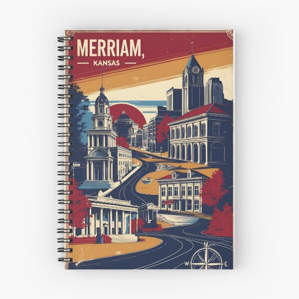 Item preview, Merriam Kansas 1950s USA Vintage Travel Tourism designed and sold by TravelersGems.