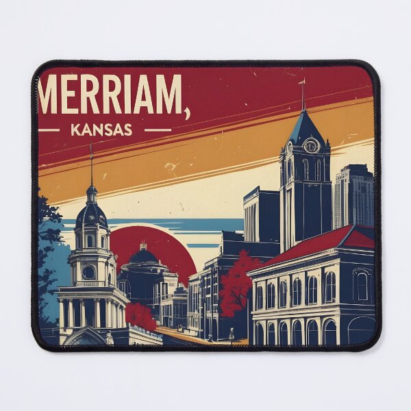Item preview, Merriam Kansas 1950s USA Vintage Travel Tourism designed and sold by TravelersGems.
