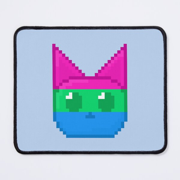 Item preview, Poly Pixel Pride Cat designed and sold by Lilac-Cat.