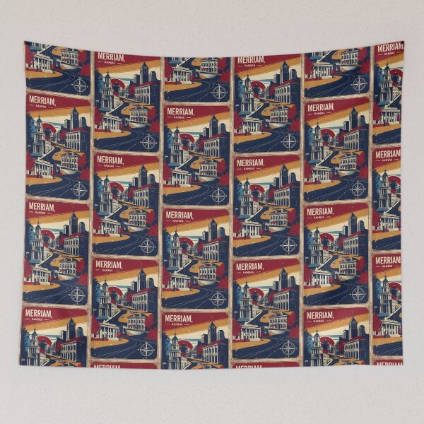 Item preview, Merriam Kansas 1950s USA Vintage Travel Tourism designed and sold by TravelersGems.