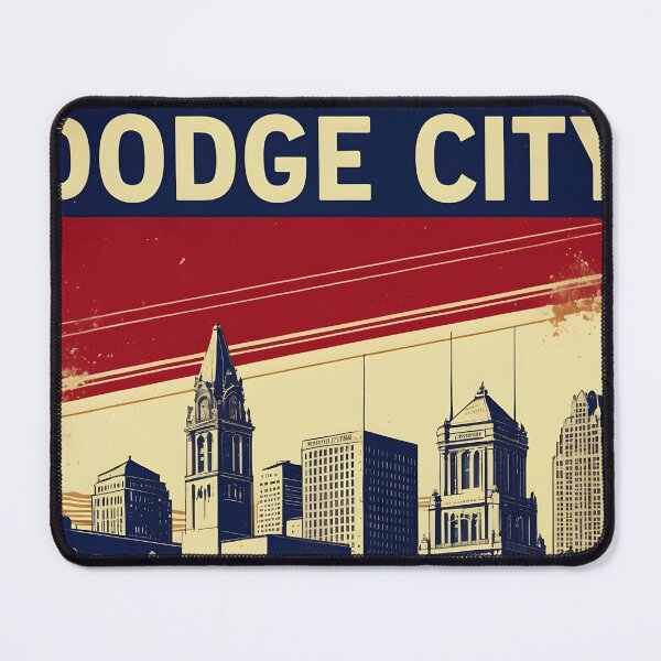 Item preview, Dodge City Kansas 1950s USA Vintage Travel Tourism designed and sold by TravelersGems.
