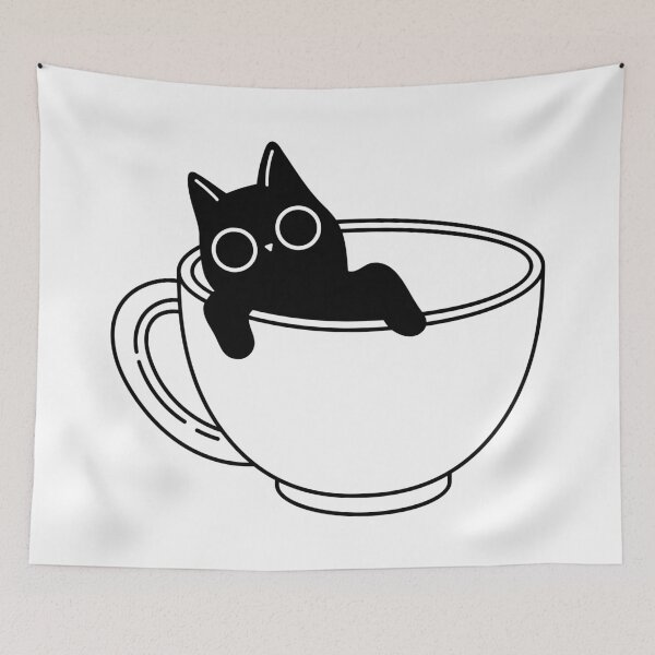 Item preview, Caffeine Cat Nap designed and sold by KrisGraphic45.