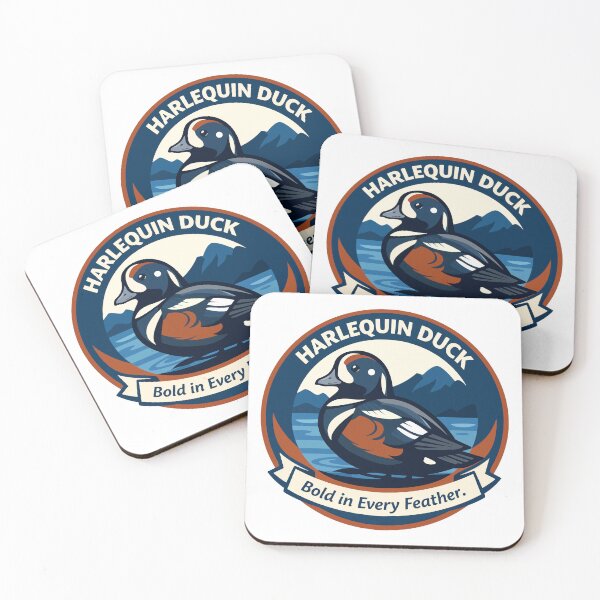 Item preview, Harlequin Duck Bold Feather Crest designed and sold by WildlifeInc.