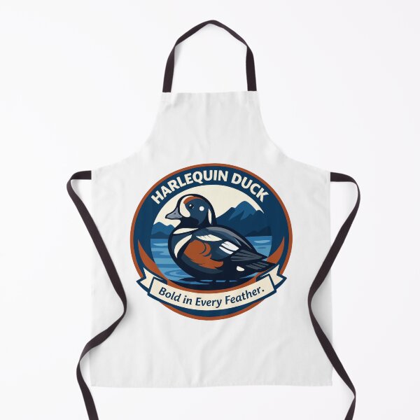 Item preview, Harlequin Duck Bold Feather Crest designed and sold by WildlifeInc.