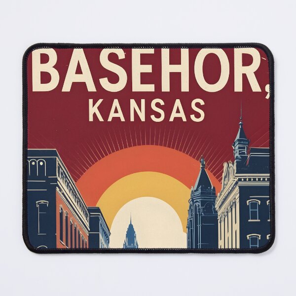 Item preview, Basehor Kansas 1950s USA Vintage Travel Tourism designed and sold by TravelersGems.