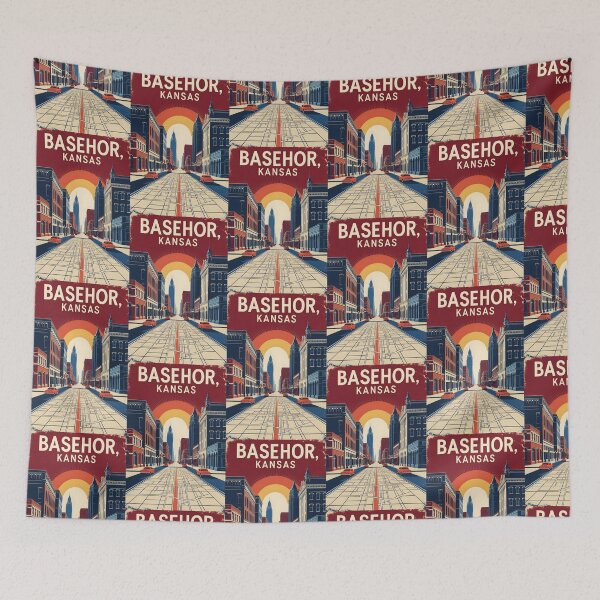 Item preview, Basehor Kansas 1950s USA Vintage Travel Tourism designed and sold by TravelersGems.