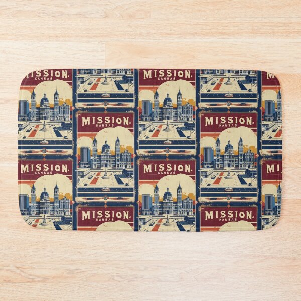 Item preview, Mission Kansas 1950s USA Vintage Travel Tourism designed and sold by TravelersGems.