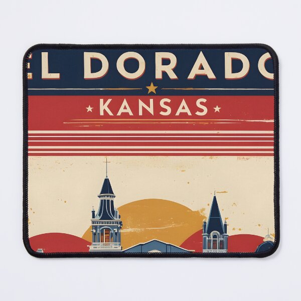 Item preview, El Dorado Kansas 1950s USA Vintage Travel Tourism designed and sold by TravelersGems.