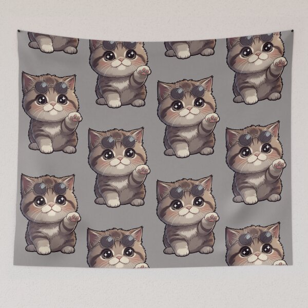Item preview, Funny Guilty Kitten with Sunglasses Cute Cat Graphic Tee designed and sold by +48574178623.