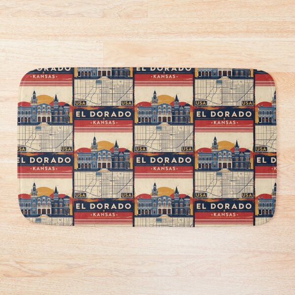 Item preview, El Dorado Kansas 1950s USA Vintage Travel Tourism designed and sold by TravelersGems.
