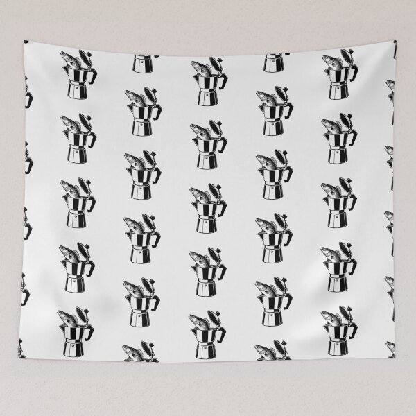 Item preview, "There was a fish in the percolator!" designed and sold by cubiclecoma.