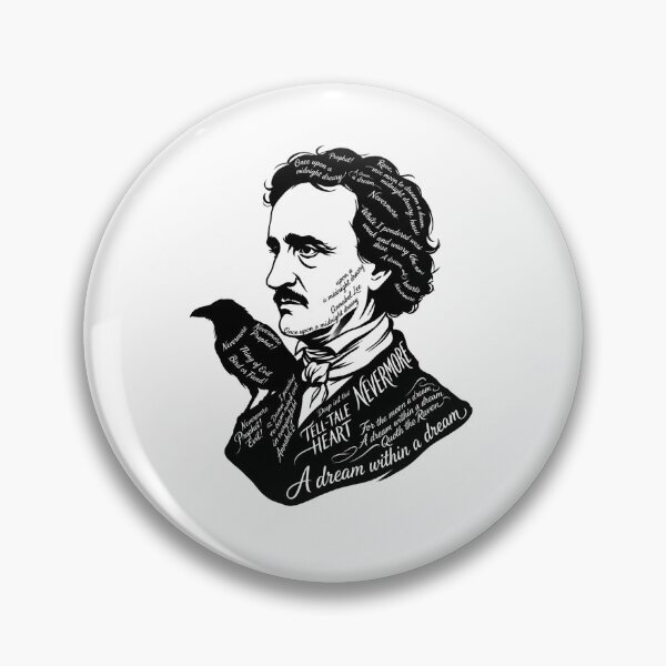 Item preview, A Dream Within a Dream Nevermore Edgar Allan Poe Silhouette designed and sold by Fenay Designs.