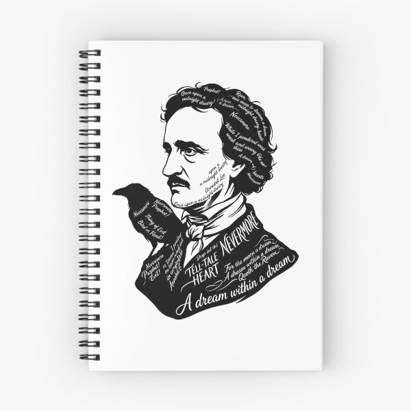 Item preview, A Dream Within a Dream Nevermore Edgar Allan Poe Silhouette designed and sold by Fenay Designs.