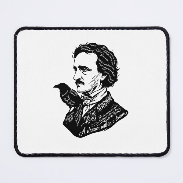 Item preview, A Dream Within a Dream Nevermore Edgar Allan Poe Silhouette designed and sold by Fenay Designs.