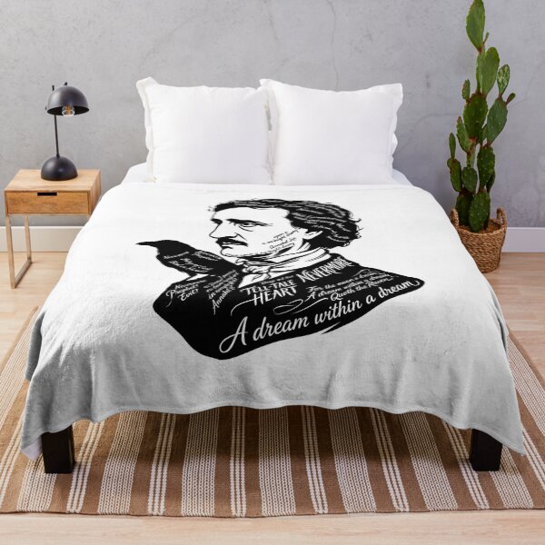 Item preview, A Dream Within a Dream Nevermore Edgar Allan Poe Silhouette designed and sold by Fenay Designs.