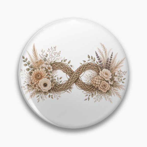 Item preview, Floral Infinity Symbol designed and sold by PetalGarden.