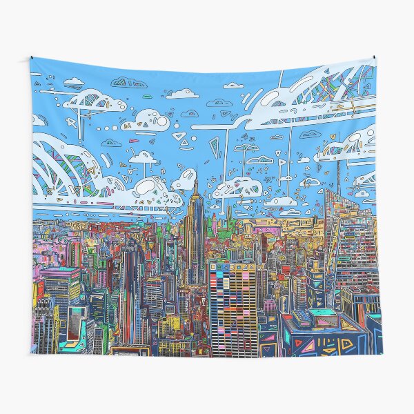 Artikel-Vorschau von New York Skyline Panorama, designt und verkauft von BekimART.