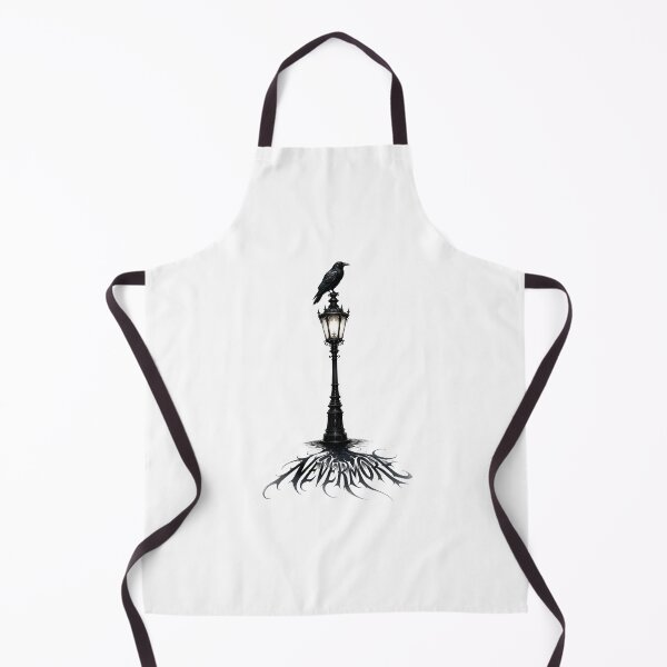Item preview, Nevermore Raven on Gothic Lamppost Dark Literary Design designed and sold by Fenay Designs.