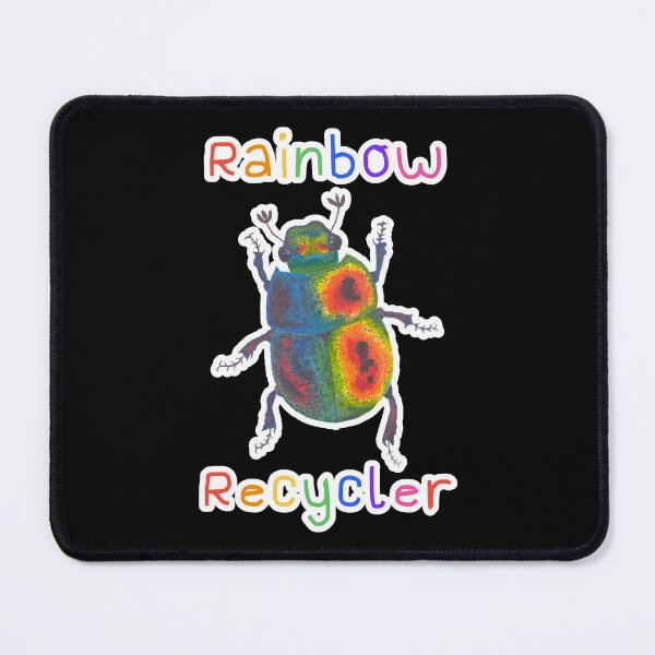 Item preview, Rainbow Recycler Pride Beetle designed and sold by Blackberries & Moss.