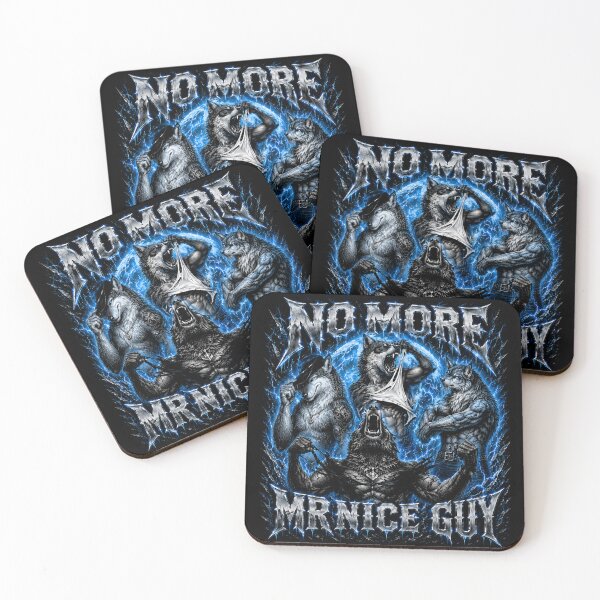 Item preview, No More Mr Nice Guy Alpha Wolf Werewolf Cringe Unhighed Meme designed and sold by will freed18.