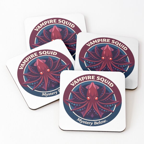 Item preview, Vampire Squid Deep Sea Mystery Emblem designed and sold by WildlifeInc.