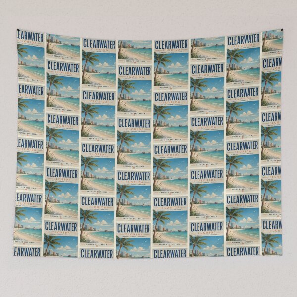 Item preview, Clearwater Beach Florida Gulf Coast Sunset Pier Tropical Beach Scene designed and sold by parisiantoast.