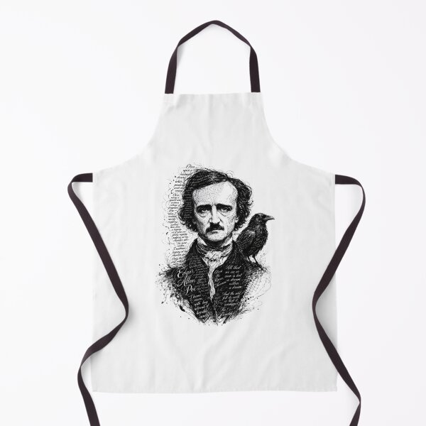 Item preview, Edgar Allan Poe Raven Portrait with Nevermore Quote Art designed and sold by Fenay Designs.