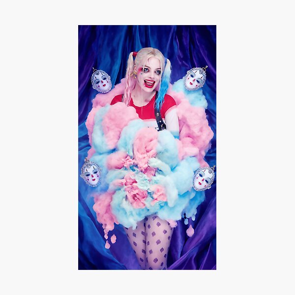 Item preview, Harley Quinn Carnival Chaos Aesthetic Art designed and sold by y2kponyclub.