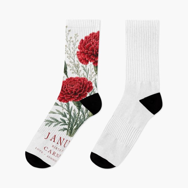 Item preview, January Birth Flower Carnation T-Shirt | Born to Bloom Birth Month Flower January Carnation Shirt January Birthday Gift Carnation Flower Tee designed and sold by Panom Suavichien.