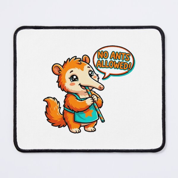 Item preview, Anteater Owner Cute No Ants Character Art designed and sold by DuckOddity.