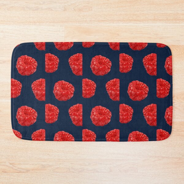 Item preview, watercolor raspberry pattern designed and sold by AestheticNi.