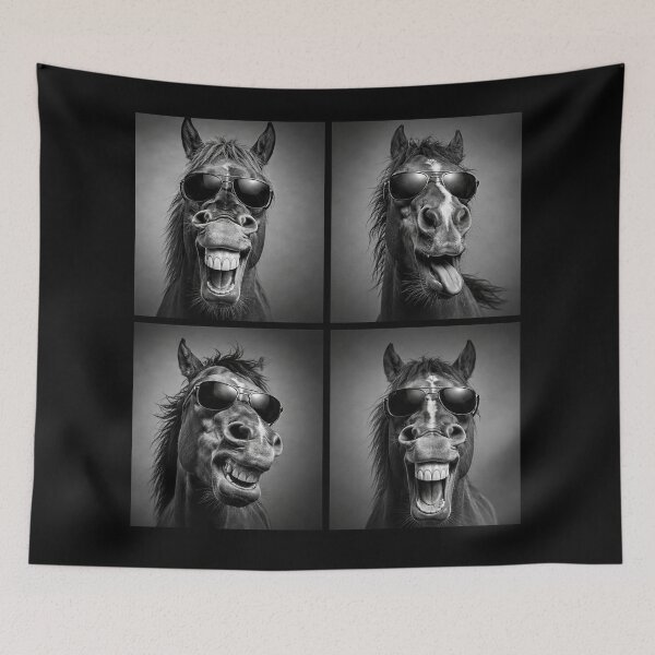 Item preview, Cool Horse Sunglasses PhotoBooth Funny Farm Animal designed and sold by will freed18.