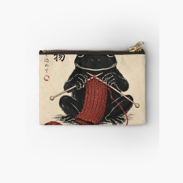 Item preview, Japanese Grumpy Frog Knitting Sewing Funny Crochet designed and sold by will freed18.