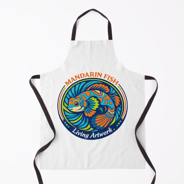 Item preview, Mandarin Fish Vibrant Ocean Emblem designed and sold by WildlifeInc.