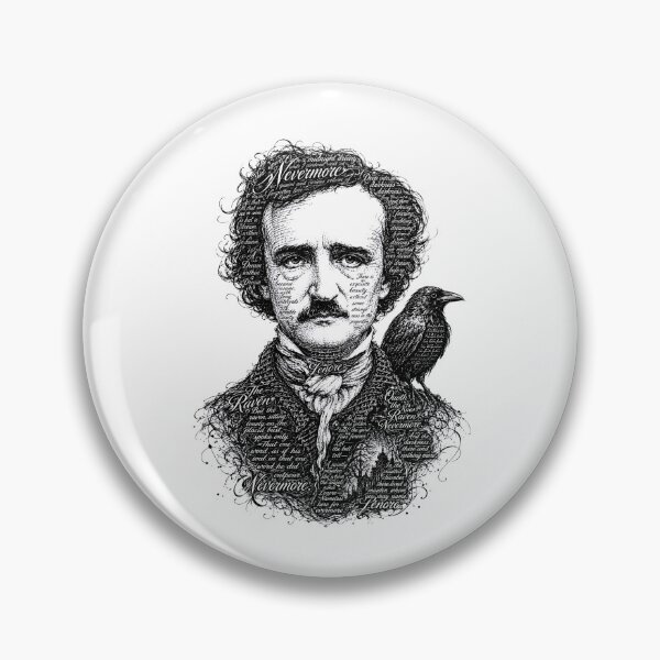 Item preview, The Raven Nevermore Lenore Edgar Allan Poe Typography Portrait designed and sold by Fenay Designs.