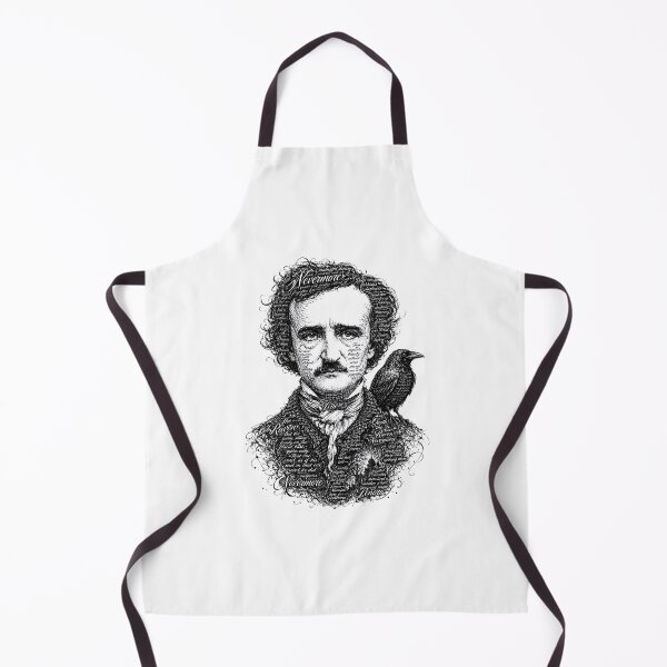 Item preview, The Raven Nevermore Lenore Edgar Allan Poe Typography Portrait designed and sold by Fenay Designs.