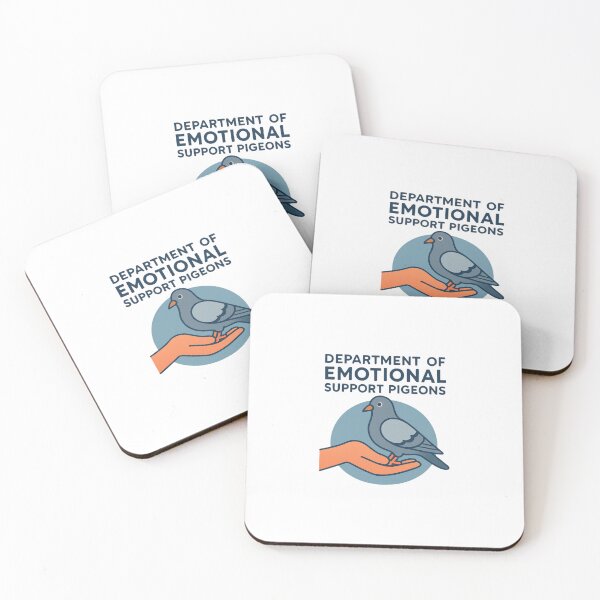 Item preview, Department of Emotional Support Pigeons designed and sold by PeterskyDesign.