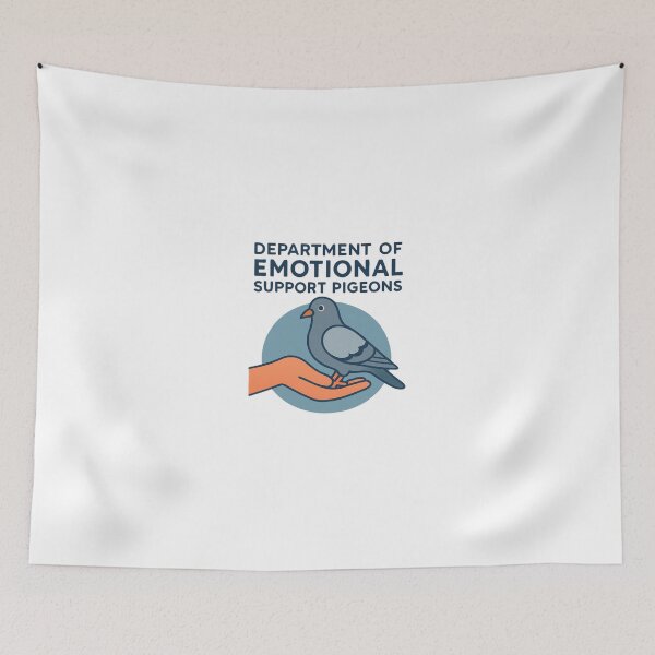 Item preview, Department of Emotional Support Pigeons designed and sold by PeterskyDesign.
