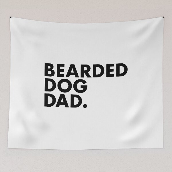 Item preview, Bearded Dog Dad Text Design designed and sold by Dmo3HarkoArt.