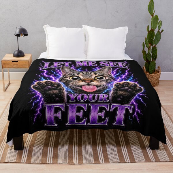 Item preview, Your Feet Funny Offensive Cat Meme Bootleg for Men Women designed and sold by will freed18.