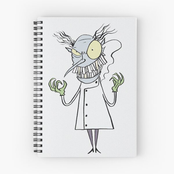 Item preview, Mad Scientist cartoon illustration designed and sold by Vintage Designs +.