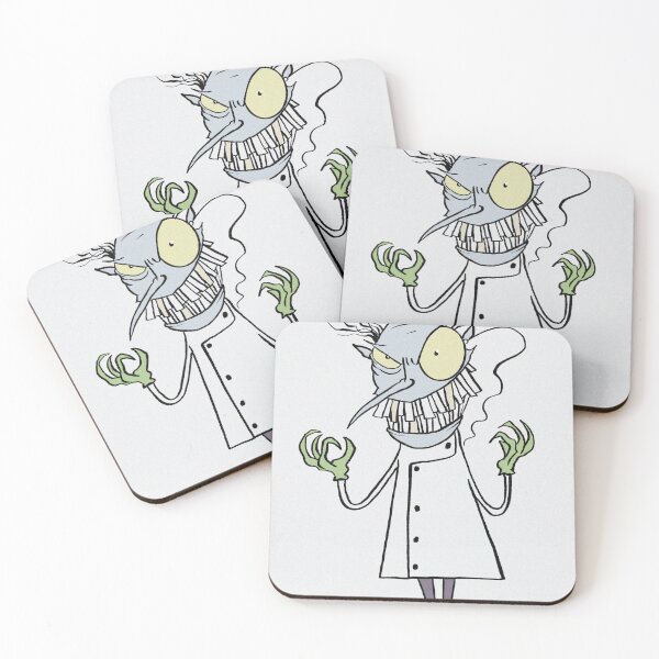 Item preview, Mad Scientist cartoon illustration designed and sold by Vintage Designs +.