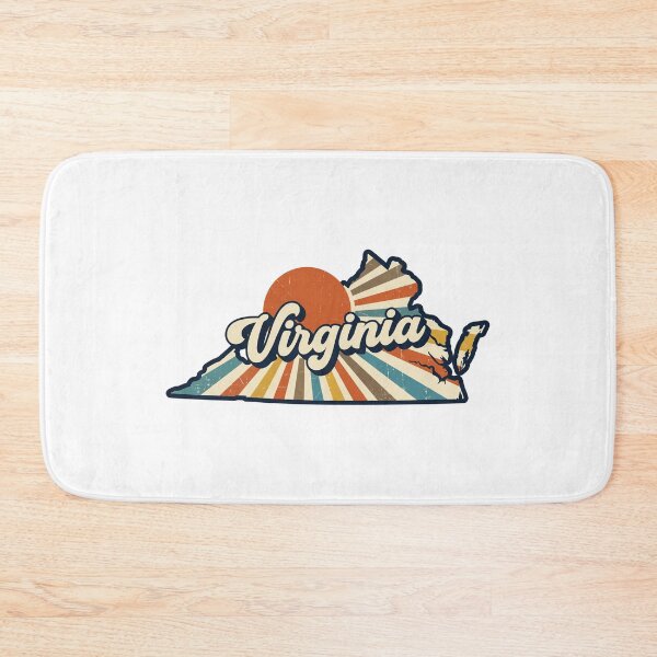 Item preview, Virginia Retro Sunset State Silhouette – Vintage Distressed Design designed and sold by Paper Drip.